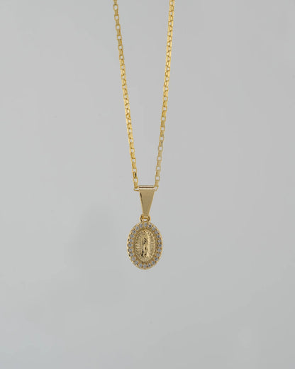 Dije Guadalupe Circonias 1.5 Cms