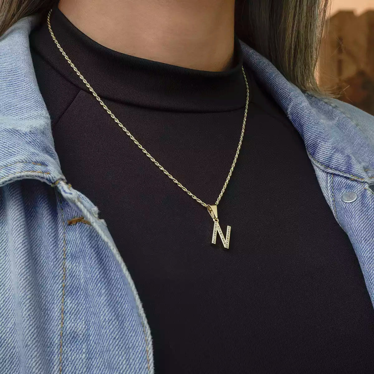 Dije Letras N