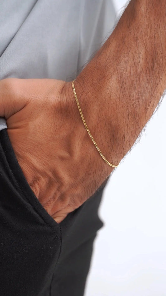 Pulsera Cubanita IT 1,5 mm 19.5 Cms