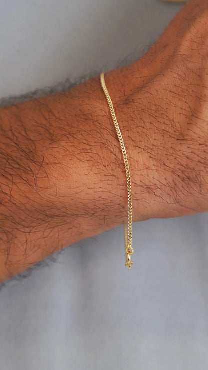 Pulsera Cubanita IT 1,5 mm 19.5 Cms