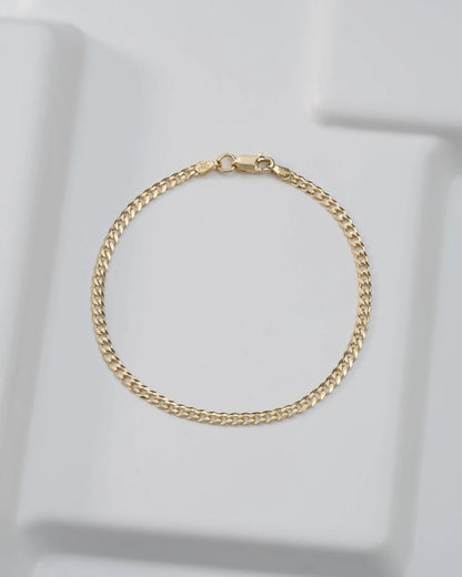 Pulsera Cubana IT 3 mm 19.5 Cms