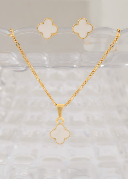 Conjunto Clover Blanco 1 Cm