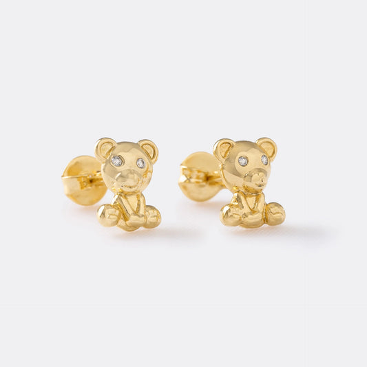 Arete Osito Teddy