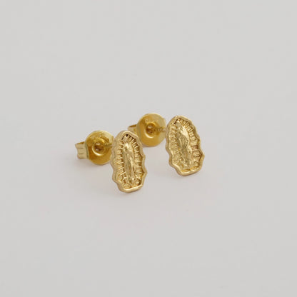 Arete Virgen de Guadalupe 8x5 mm