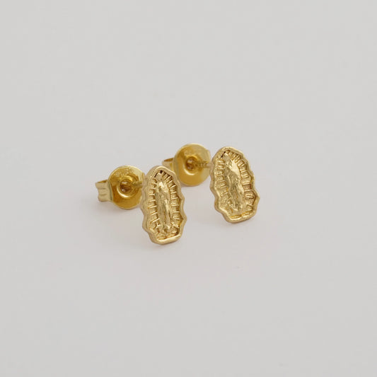 Arete Virgen de Guadalupe 8x5 mm