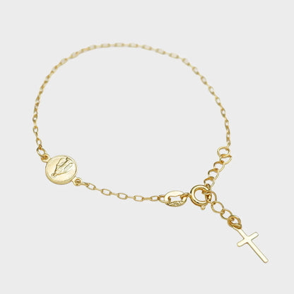 Pulsera Virgen Milagrosa 16.5 Cms Extensor