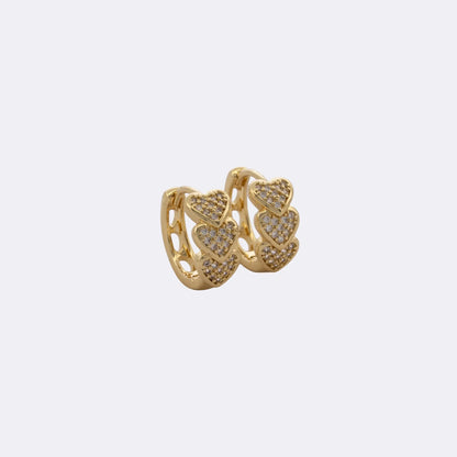 Arete Candonga Heart Circones 15 mm