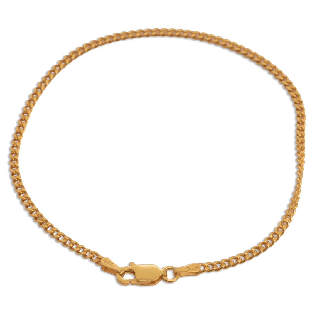 Pulsera Cubana IT 2 mm 19 Cms