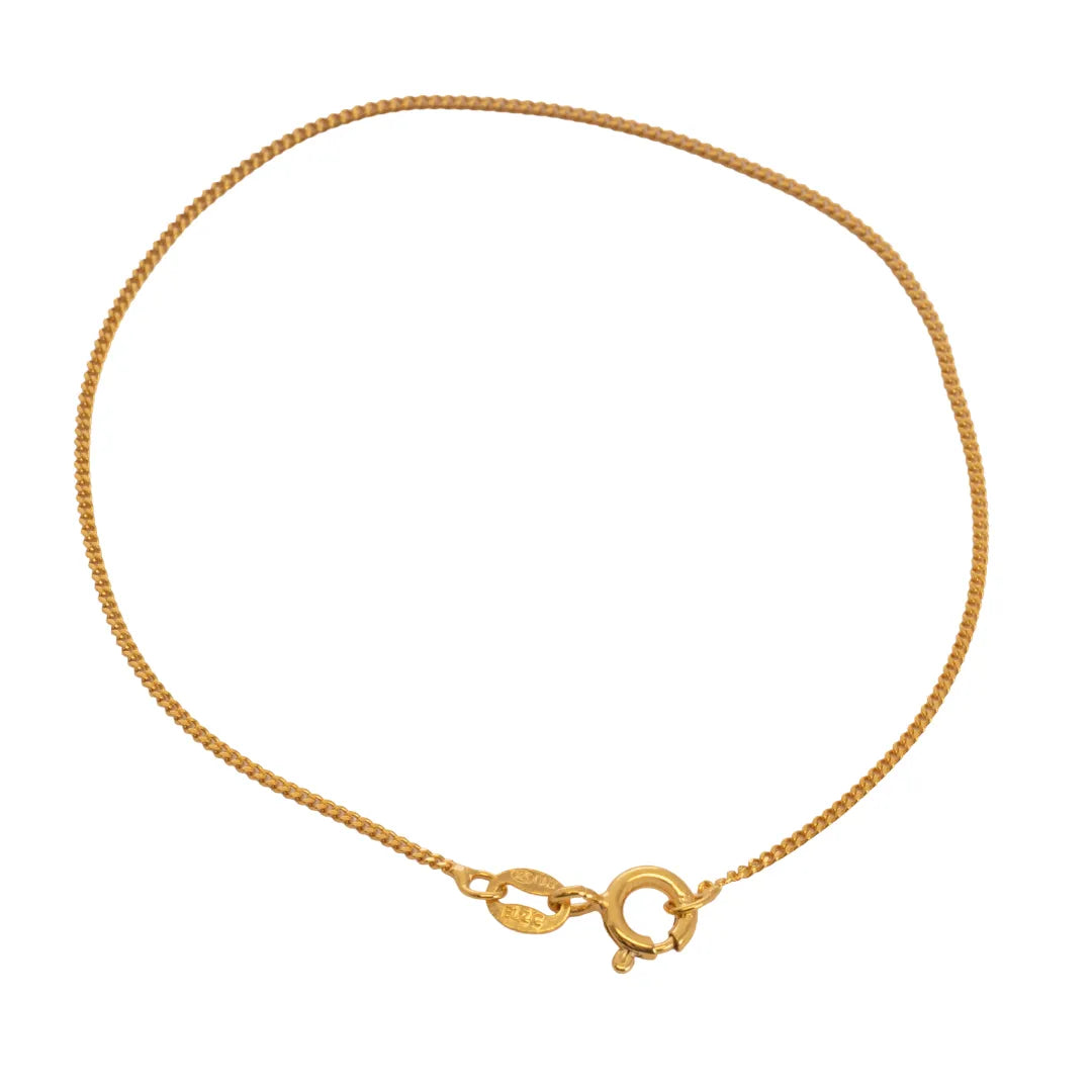 Pulsera Cubanita IT 1 mm 19 Cms