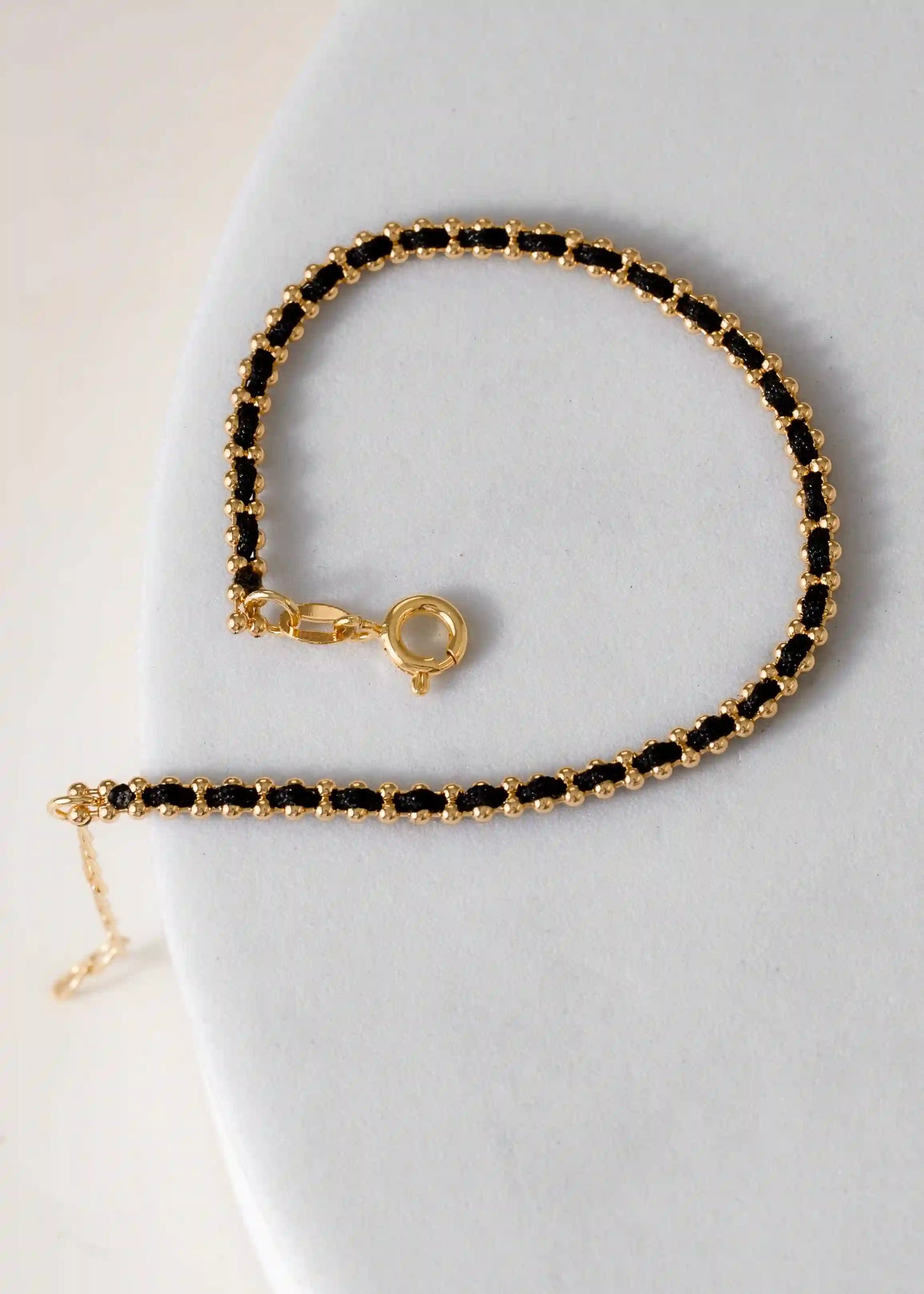 Pulsera Hilo Laminado 15 Cms + Extensor
