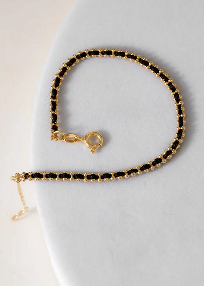 Pulsera Hilo Laminado 15 Cms + Extensor
