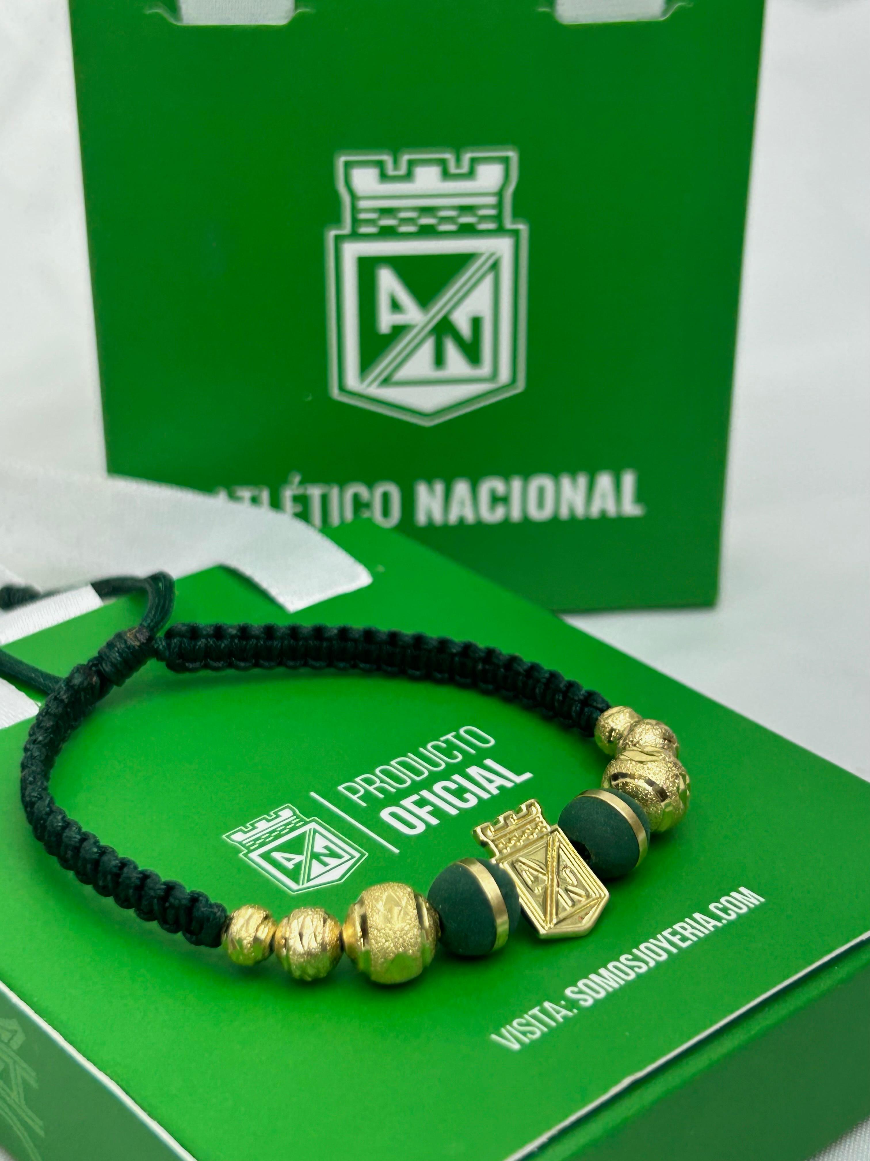 Pulsera Atletico Nacional Diamantado Mixto
