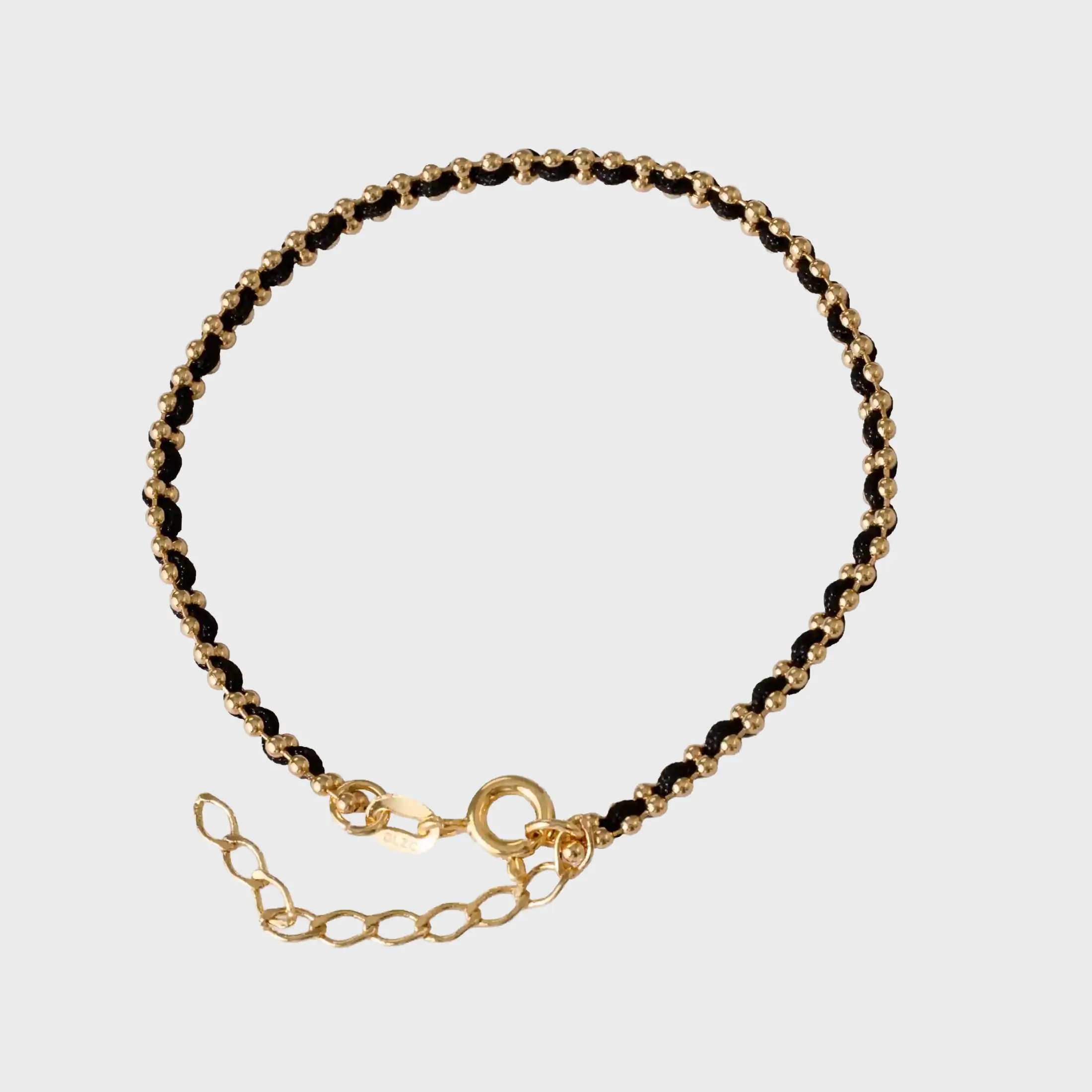 Pulsera Hilo Laminado 15 Cms + Extensor