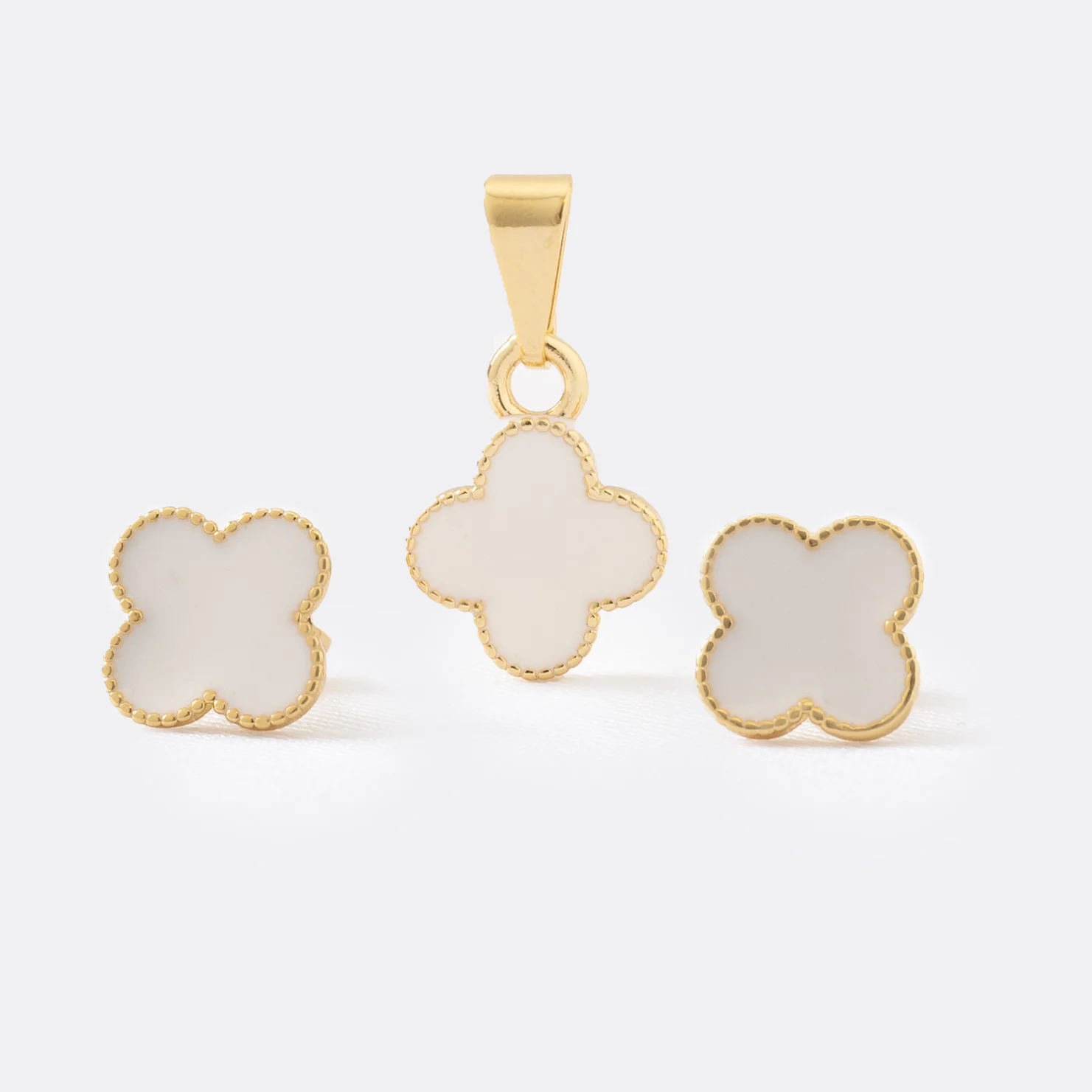 Conjunto Clover Blanco 1 Cm