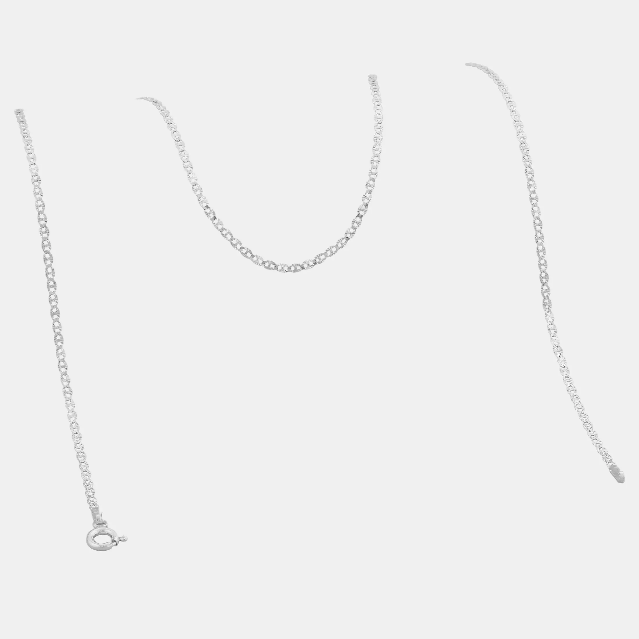 Cadena Escalerita Con Destellos 1.7 mm 45 Cms