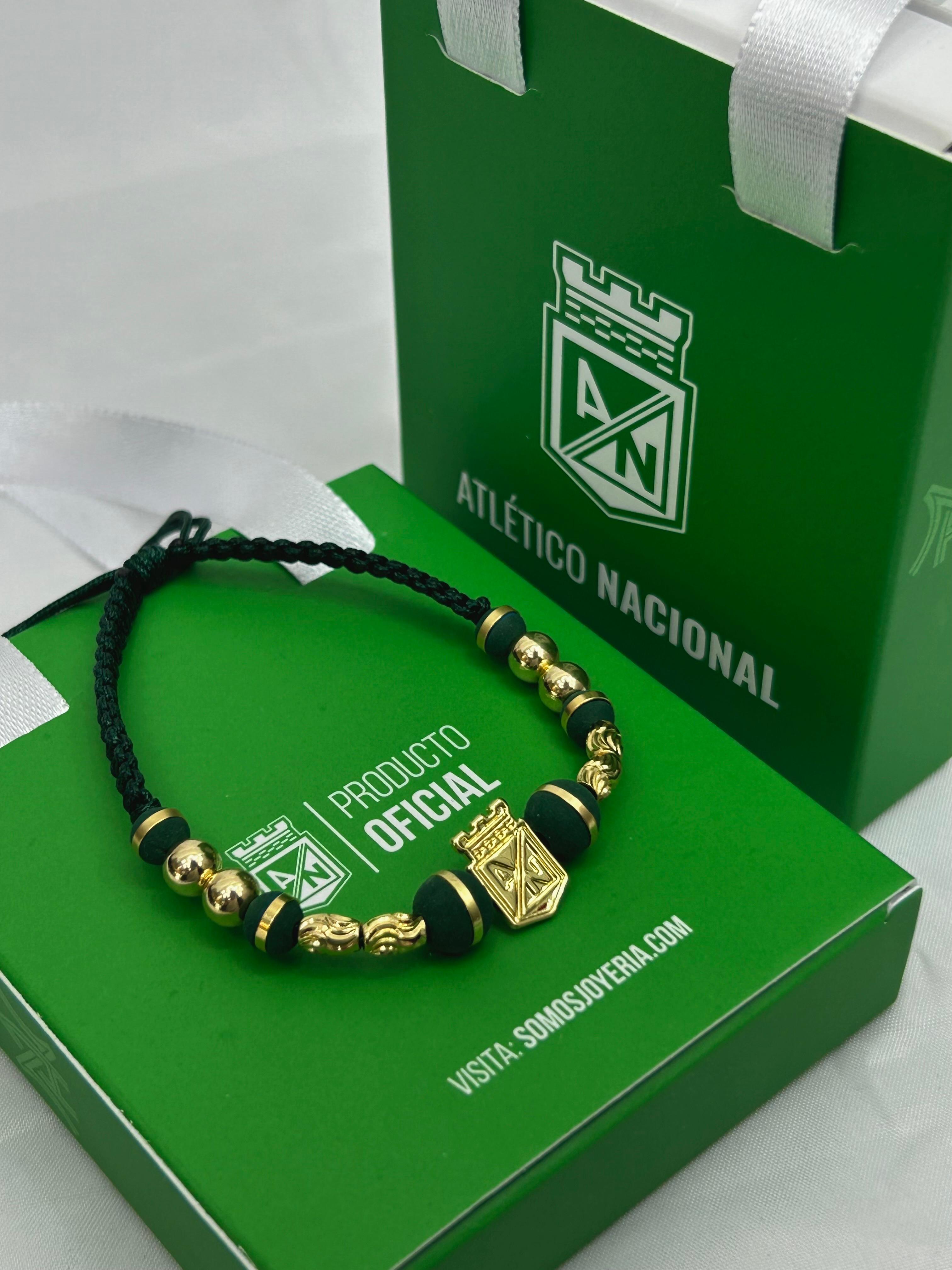 Pulsera Canutillo 6mm Atletico Nacional